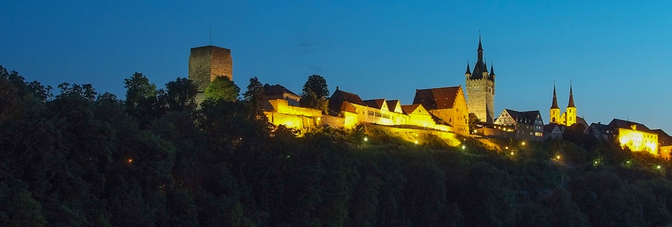 Stadtsilhouette-Bad-Wimpfen-am-Neckar-Hotel-Schiff-bei-Nacht-130711mh2